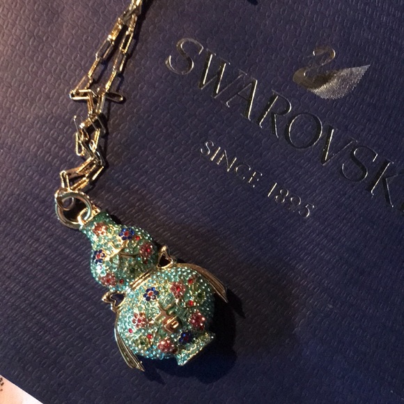 Rare Authentic Swarovski 🧧🎊🎁Chinese Good Fortune Vase Pendent - Picture 5 of 8